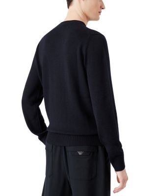 Virgin Wool Long Sleeve Crewneck Sweater