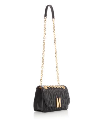 Quilted Monogram Leather Shoulder Bag