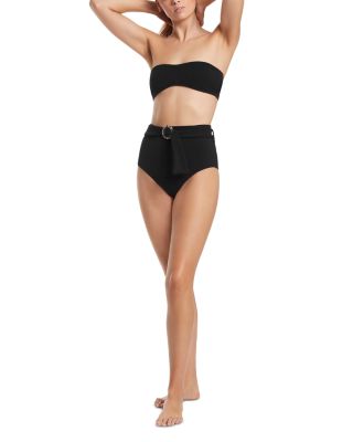 Isla Rib Bandeau Bikini Top