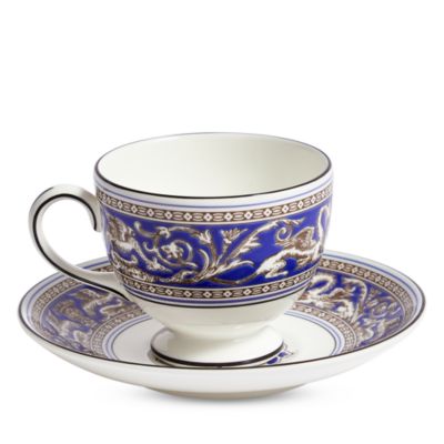 Florentine Teacup and Saucer