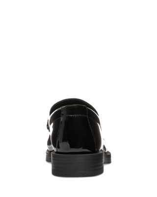 Women&#39;s Addie Patent Leather Imitation Pearl Tassel Loafers 