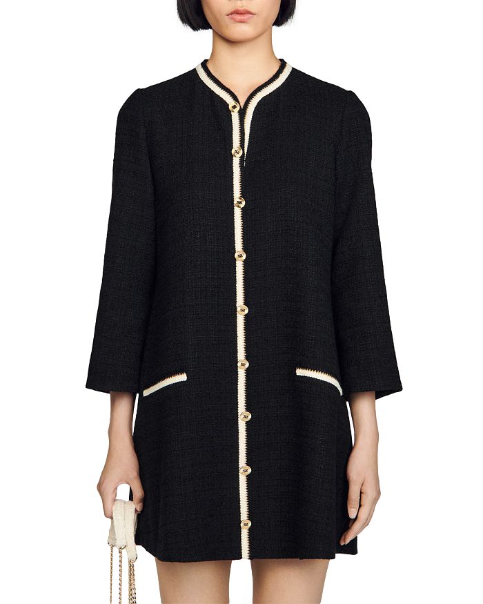Sandro Eva Tweed Dress | Bloomingdale's