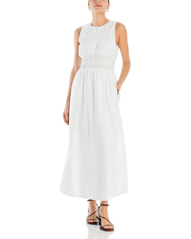 Faithfull The Brand Solem Midi Dress In White