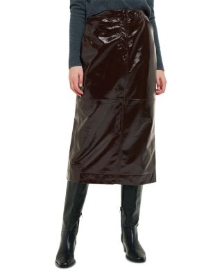 Rachel Patent Leather Skirt