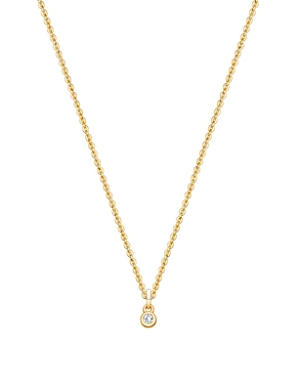 Tiny Blessings Girls' 14k Gold My 1st Diamond 13-14 Necklace - Baby, Little Kid, Big Kid In 14k Yellow Gold