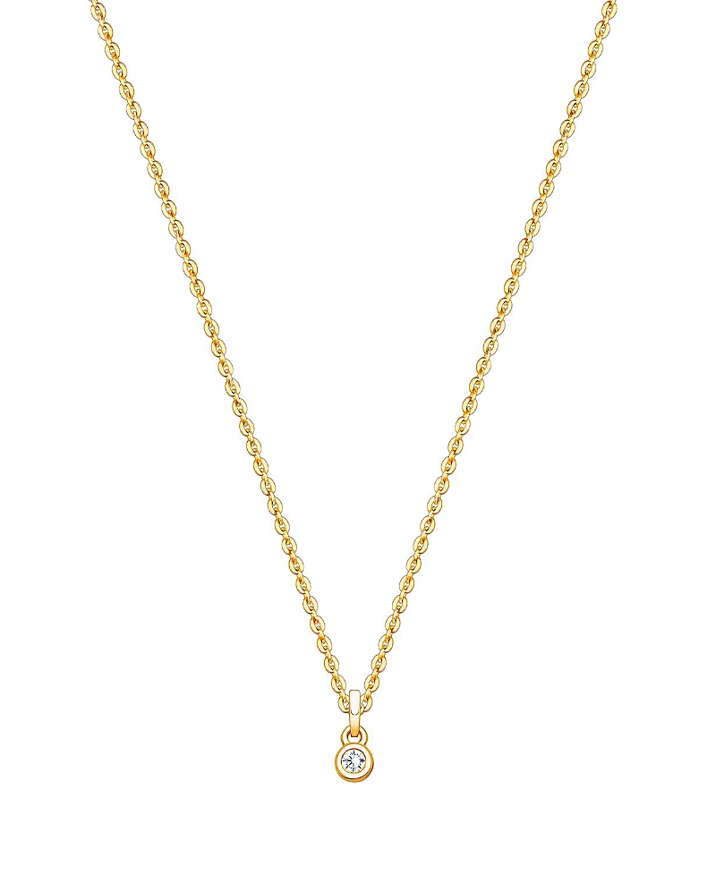 Tiny Blessings Children's 14K Gold My 1st Diamond Girls' 12-14 Necklace