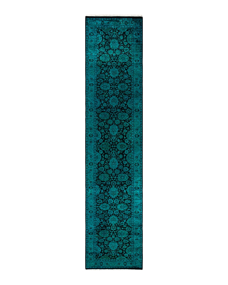 Bloomingdale's Fine Vibrance M1421 Runner Area Rug, 2'7 X 12' In Black