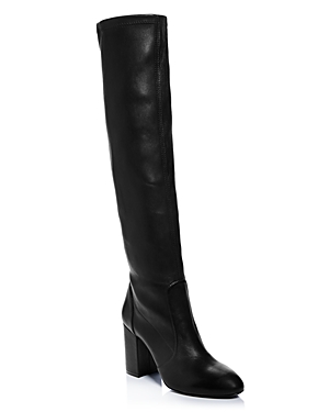 Stuart Weitzman Yuliana 85 Block Heel Slouch Boots