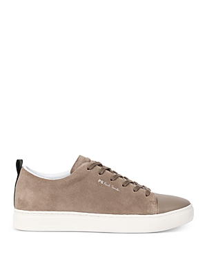 Ps By Paul Smith Lee Suede Sneakers In Taupe