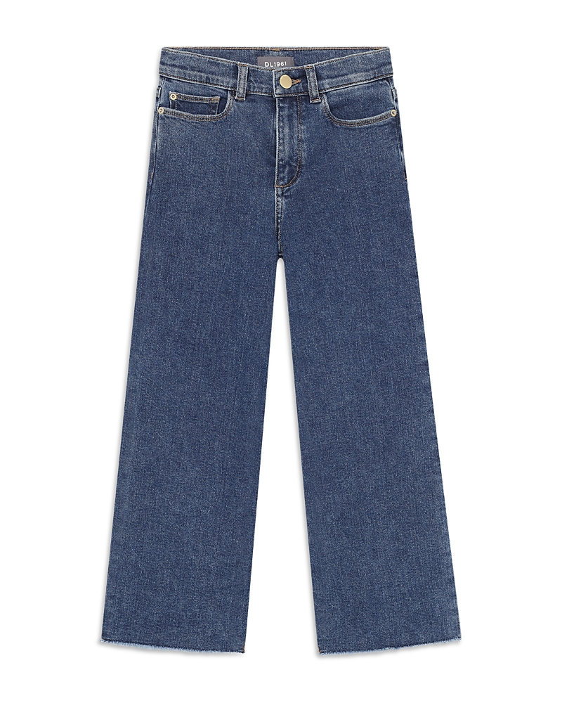 Dl1961 Girl's Lily High-rise Wide-leg Denim Jeans In Adams