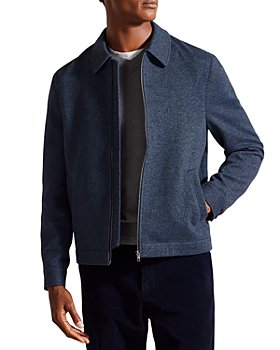 Ted Baker - South Wool & Cotton Smart Harrington Jacket