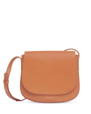 Mansur Gavriel Classic Leather Crossbody In Cammello/warm Gold