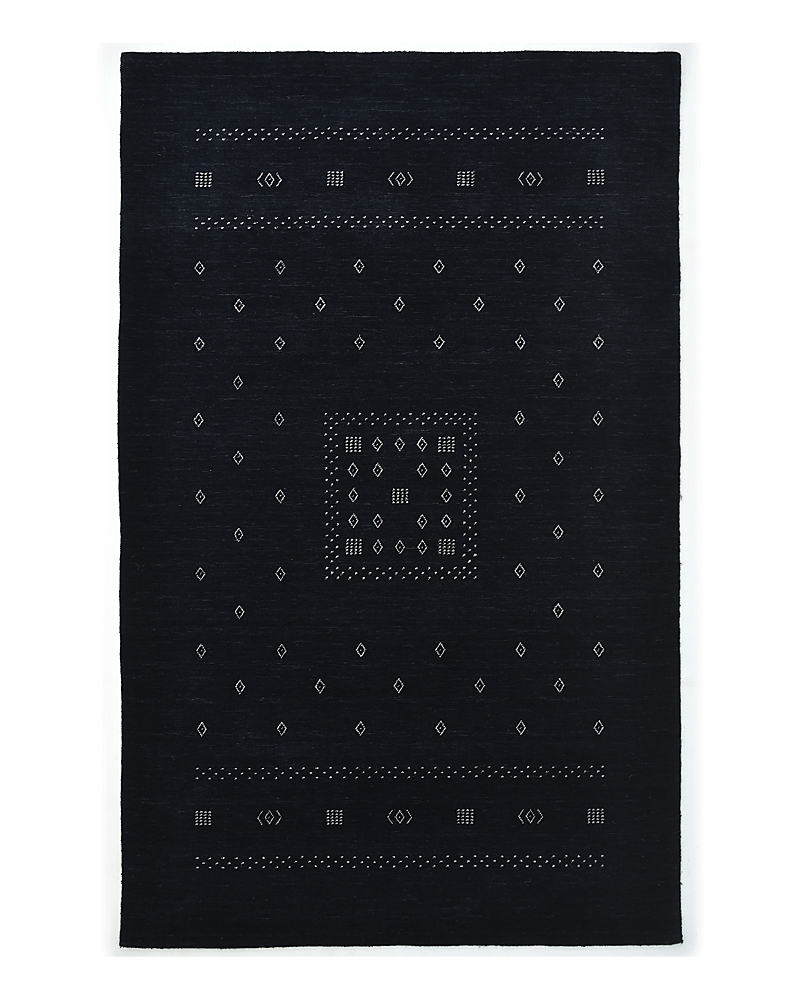 Timeless Rug Designs Gabbeh Simi Area Rug, 5' X 8' In Black