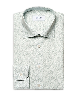Eton Slim Fit Shirt In Light Green