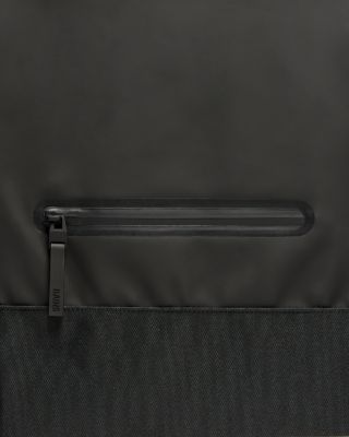 Trail Faux Leather Roll Top Backpack