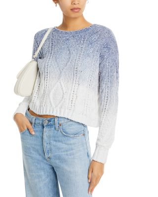 Bella Dahl - Chenille Cable Crew Sweater