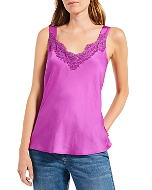 Nic + Zoe Lace Cami Tank In Vivid Magenta In Vivid Magenta