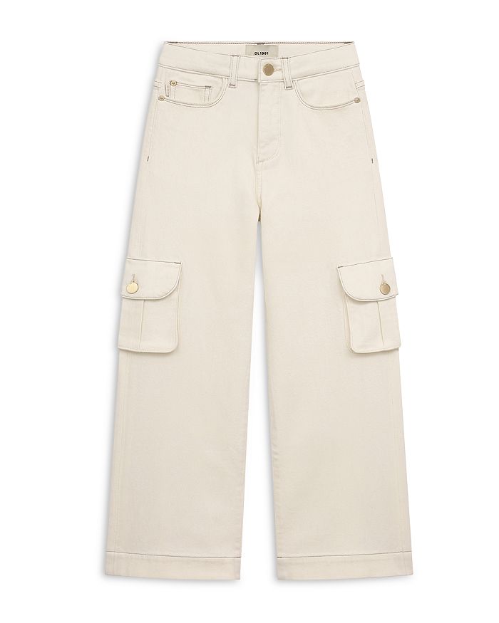 DL1961 Girls Lilia Flax Pull On Barrel Leg Jeans main image 1