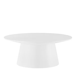 Euro Style Wesley Round Coffee Table In White