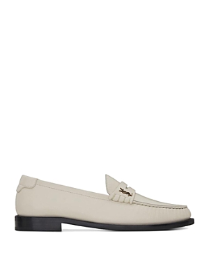 Saint Laurent Le Loafer Penny Slippers in Smooth Leather