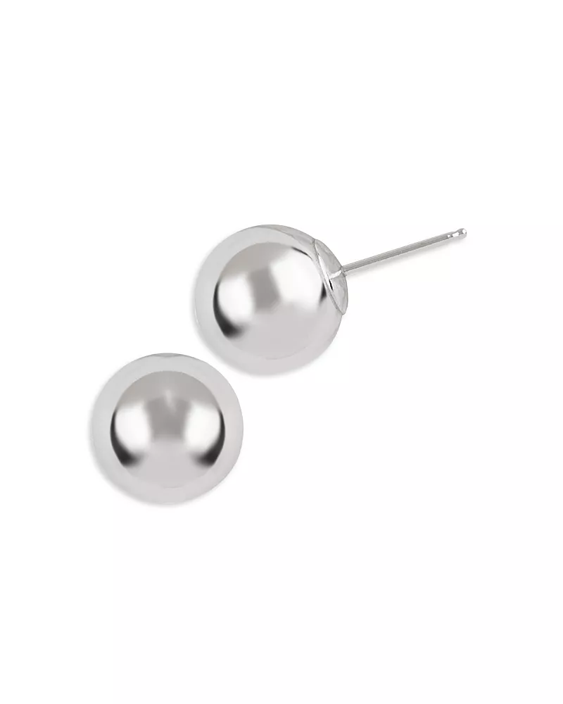 Bloomingdale's Fine Collection Polished Ball Stud Earrings in Sterling Silver