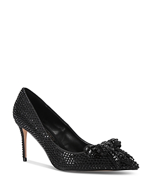 KURT GEIGER WOMEN'S BELGRAVIA CRYSTAL BOW PUMPS