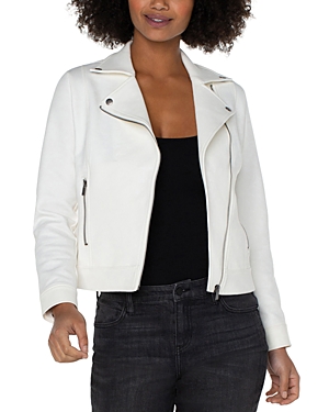 LIVERPOOL LOS ANGELES FAUX LEATHER MOTO JACKET