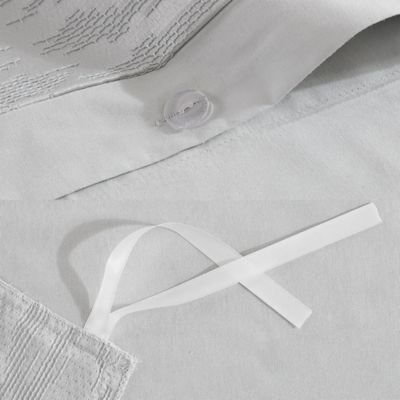 Illusion Grey Duvet Cover Set, King