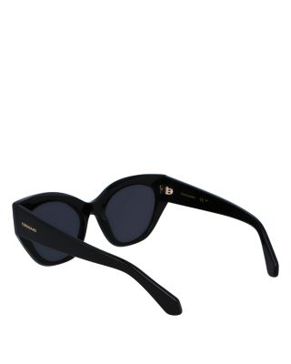 Classic Logo Geometric Cat Eyes, 55mm