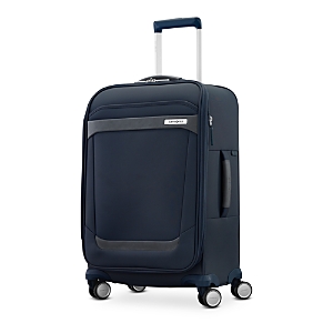 Samsonite Elevation Plus Softside Carry On Spinner Suitcase In Midnight Blue