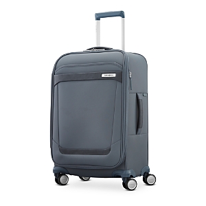 Shop Samsonite Elevation Plus Softside Carry On Spinner Suitcase In Slate