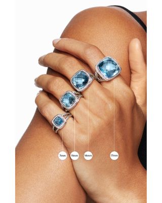 Sterling Silver Petite Albion&reg; Diamond Pav&eacute; Ring