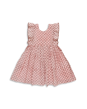 Pink Chicken Girls' Marceline Flutter Sleeve Dress - Little Kid