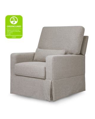 Crawford Pillowback Comfort Swivel Glider in Water Repellent & Stain Resistant Performance Fabric 