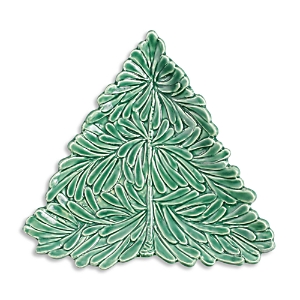 Vietri Lastra Holiday Figural Tree Small Plate