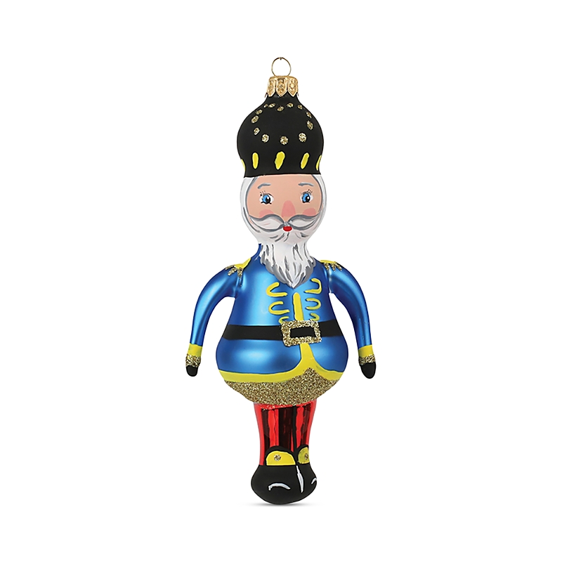 Vietri Nutcrackers Figural Blue Nutcracker Ornament In Multi