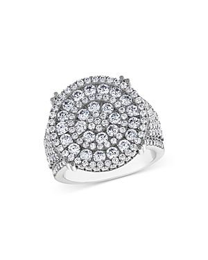 Bloomingdale's Men's Diamond Cluster Statement Ring In 14k White Gold, 3.25 Ct. T.w.