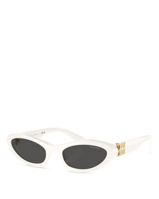 Miu Miu - Oval Sunglasses, 54mm