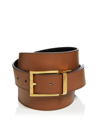 Bally - Men's Astory 35 Reversible Embossed Leather Dress Belt