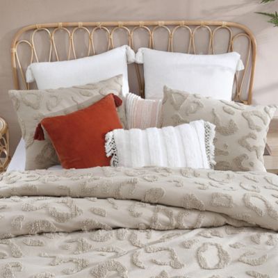 Chenille Leopard Duvet Set, Twin XL