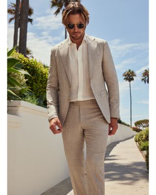 Capri Slim Fit Melange Solid Suit