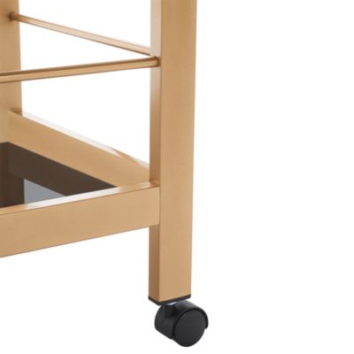 Gaelle Two Tier Bar Cart with Handles