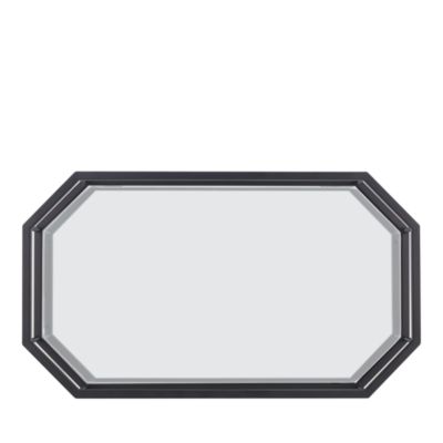 Silva Black 2 Tier Octagon Bar Cart