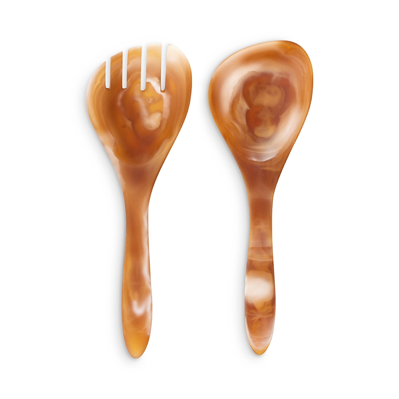 Blue Pheasant Laney 2 Piece Serving Set In Brown