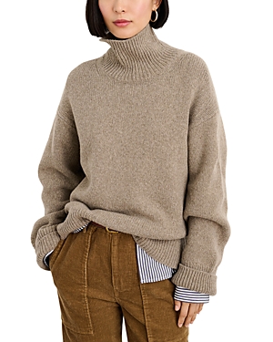 Alex Mill Betty Turtleneck Sweater In Walnut
