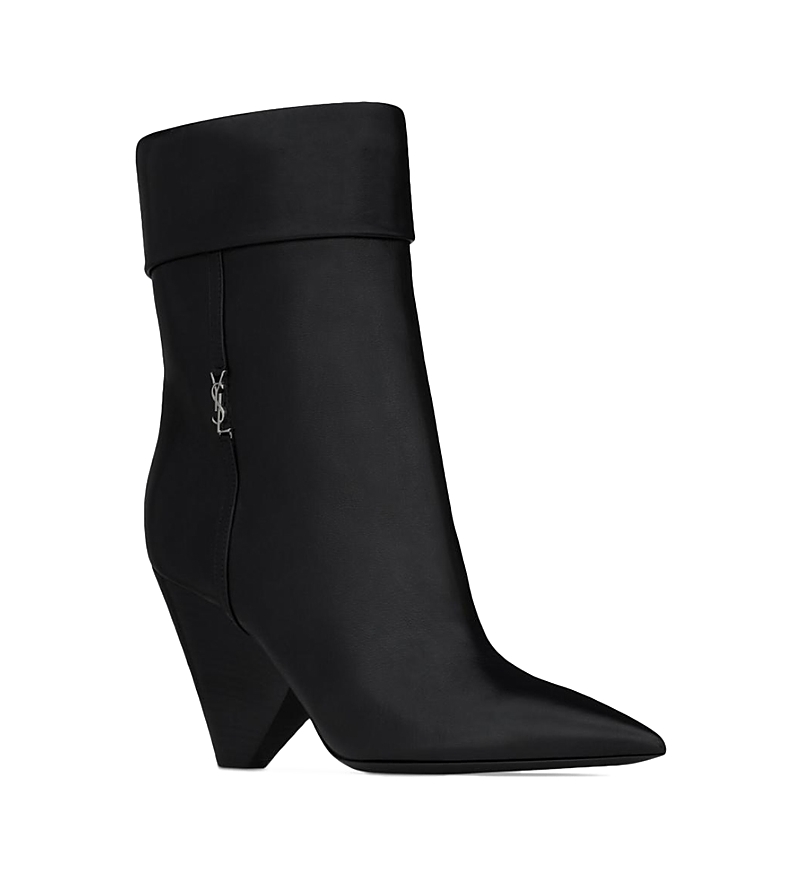 Saint Laurent Women's Niki Booties in Smooth Leather