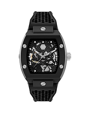 Shop Philipp Plein The $keleton Ecoceramic Watch, 44mm In Black