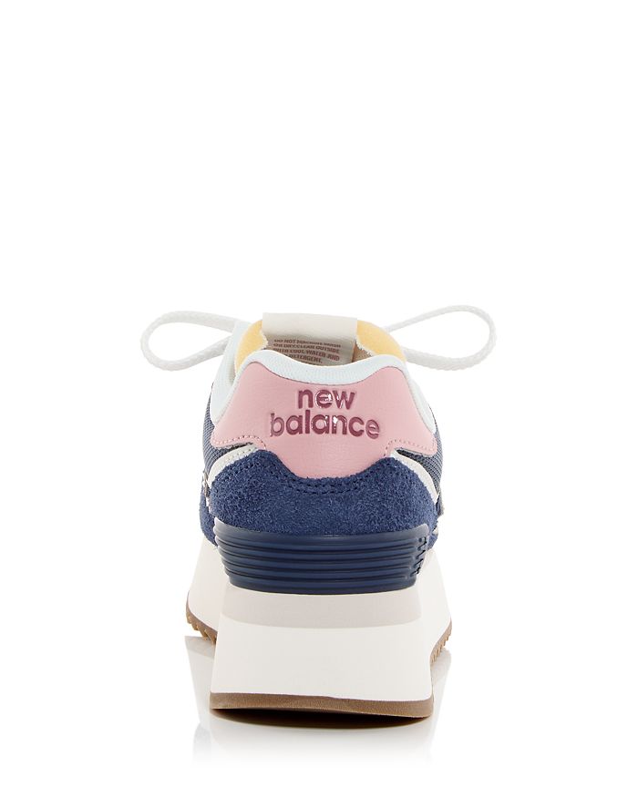 NEW BALANCE WOMEN'S 574+ PLATFORM LOW TOP SNEAKERS 
