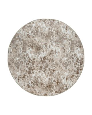 Livigno 1242 Round Area Rug, 5'3" x 5'3"
