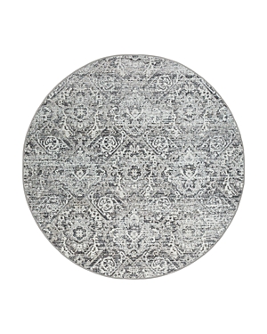 Radici Livigno 1244 Round Area Rug, 7'10 X 7'10 In Gray